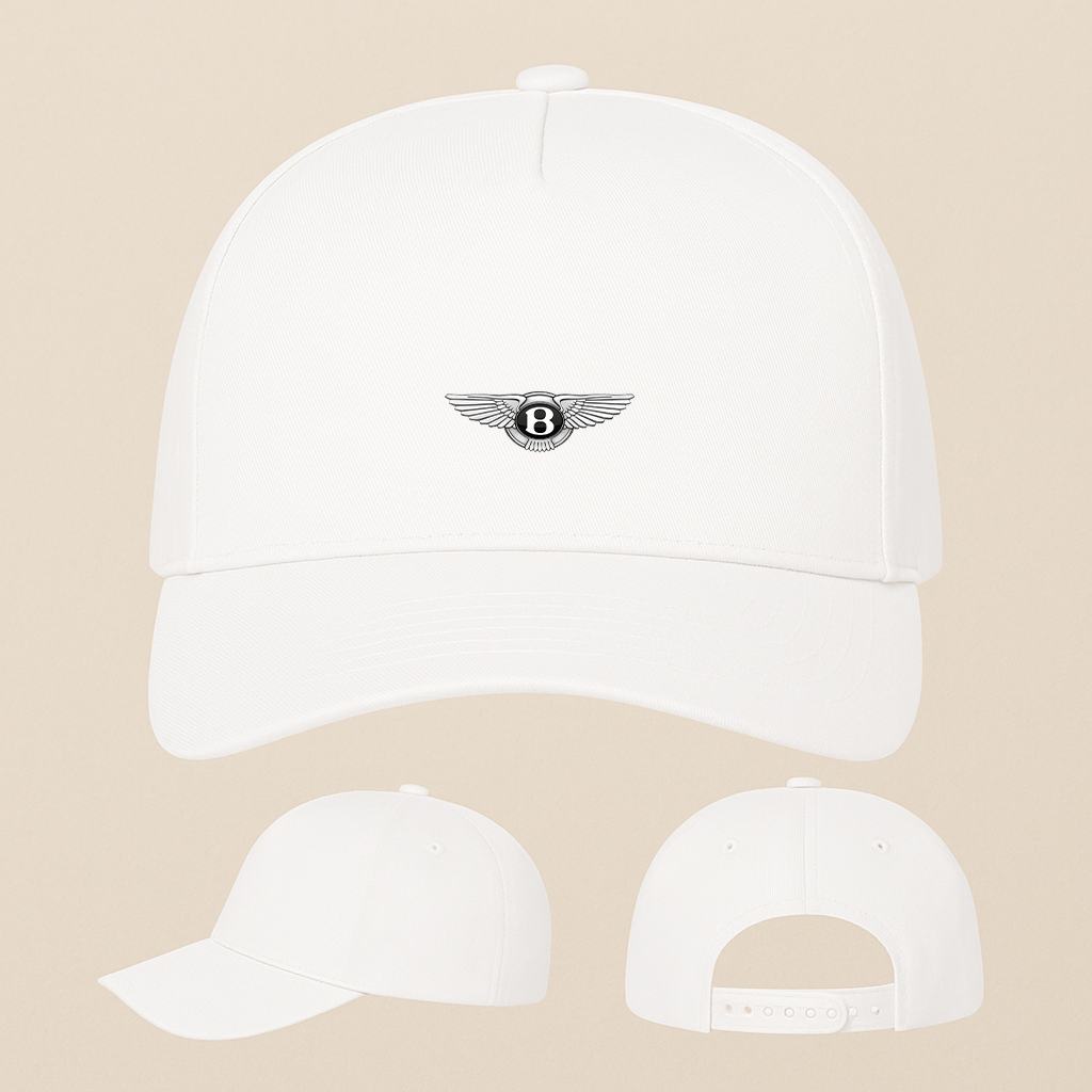 Bentley Car Five Panel Twill Snapback Cap